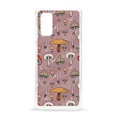 Mushrooms Autumn Fall Pattern Seamless Decorative Samsung Galaxy S20 6 2 Inch Tpu Uv Case by Wegoenart