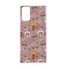 Mushrooms Autumn Fall Pattern Seamless Decorative Samsung Galaxy Note 20 Tpu Uv Case