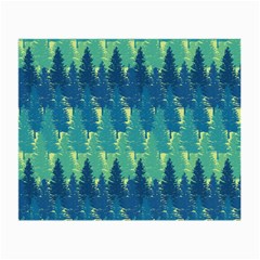 Christmas Trees Pattern Digital Paper Seamless Small Glasses Cloth (2 Sides)