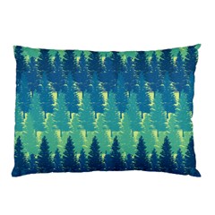 Christmas Trees Pattern Digital Paper Seamless Pillow Case (two Sides)