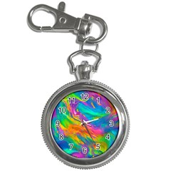 Marble Art Pattern Key Chain Watches by GardenOfOphir