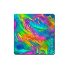 Marble Art Pattern Square Magnet by GardenOfOphir