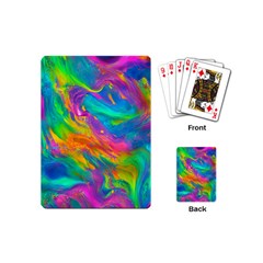 Marble Art Pattern Playing Cards Single Design (mini) by GardenOfOphir