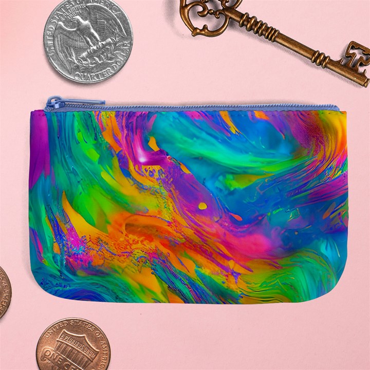 Marble Art Pattern Large Coin Purse