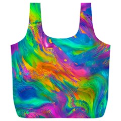 Marble Art Pattern Full Print Recycle Bag (xxl) by GardenOfOphir