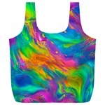 Marble Art Pattern Full Print Recycle Bag (XXXL) Front