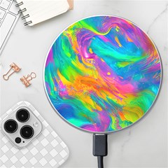 Marble Art Pattern Wireless Fast Charger(white) by GardenOfOphir