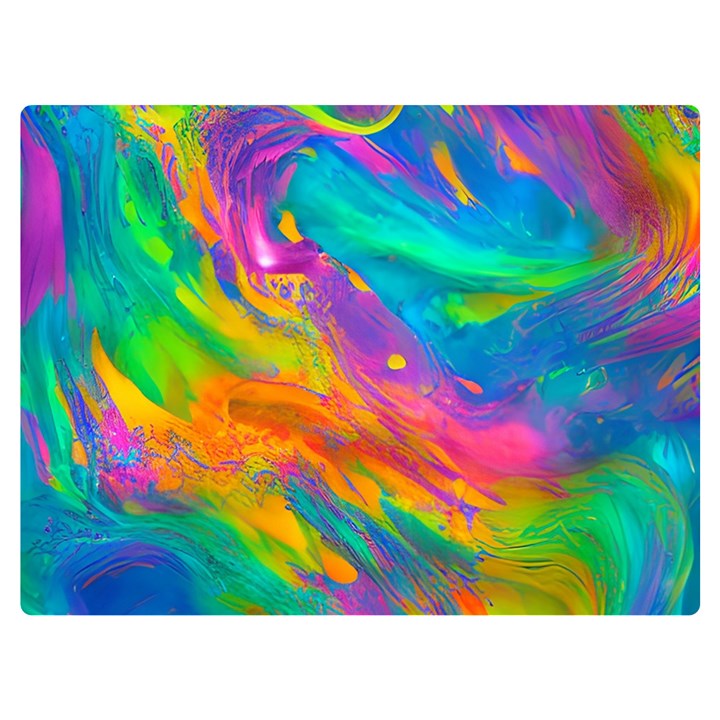 Marble Art Pattern Premium Plush Fleece Blanket (Extra Small)