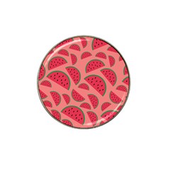 Watermelon Red Food Fruit Healthy Summer Fresh Hat Clip Ball Marker by Wegoenart