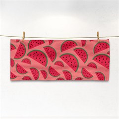 Watermelon Red Food Fruit Healthy Summer Fresh Hand Towel by Wegoenart