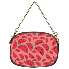 Watermelon Red Food Fruit Healthy Summer Fresh Chain Purse (two Sides) by Wegoenart