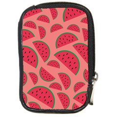 Watermelon Red Food Fruit Healthy Summer Fresh Compact Camera Leather Case by Wegoenart