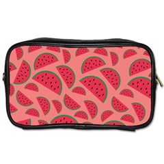 Watermelon Red Food Fruit Healthy Summer Fresh Toiletries Bag (two Sides) by Wegoenart