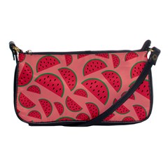 Watermelon Red Food Fruit Healthy Summer Fresh Shoulder Clutch Bag by Wegoenart