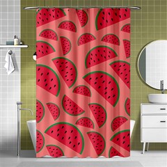 Watermelon Red Food Fruit Healthy Summer Fresh Shower Curtain 48  X 72  (small)  by Wegoenart