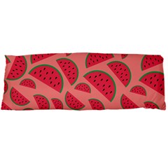 Watermelon Red Food Fruit Healthy Summer Fresh Body Pillow Case Dakimakura (two Sides) by Wegoenart