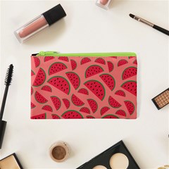 Watermelon Red Food Fruit Healthy Summer Fresh Cosmetic Bag (xs) by Wegoenart