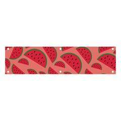 Watermelon Red Food Fruit Healthy Summer Fresh Banner And Sign 4  X 1  by Wegoenart