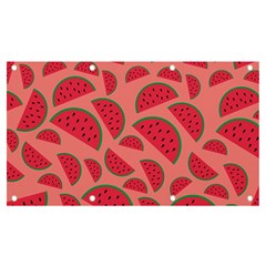 Watermelon Red Food Fruit Healthy Summer Fresh Banner And Sign 7  X 4 