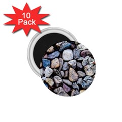 Stone Texture Nature Background Rocks Pebbles 1 75  Magnets (10 Pack)  by Wegoenart