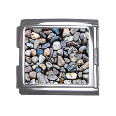 Stone Texture Nature Background Rocks Pebbles Mega Link Italian Charm (18mm)