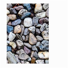 Stone Texture Nature Background Rocks Pebbles Large Garden Flag (two Sides) by Wegoenart