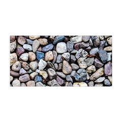 Stone Texture Nature Background Rocks Pebbles Yoga Headband by Wegoenart