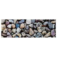 Stone Texture Nature Background Rocks Pebbles Banner And Sign 12  X 4  by Wegoenart