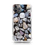 Stone Texture Nature Background Rocks Pebbles iPhone 11 Pro 5.8 Inch TPU UV Print Case Front