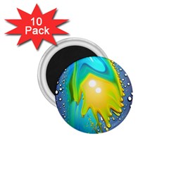 Liquid Background 1 75  Magnets (10 Pack)  by GardenOfOphir