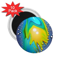 Liquid Background 2.25  Magnets (10 pack) 