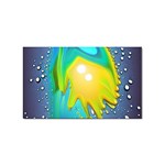 Liquid Background Sticker Rectangular (10 pack) Front