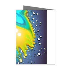 Liquid Background Mini Greeting Cards (pkg Of 8) by GardenOfOphir