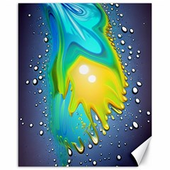 Liquid Background Canvas 16  X 20  by GardenOfOphir