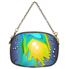 Liquid Background Chain Purse (two Sides) by GardenOfOphir