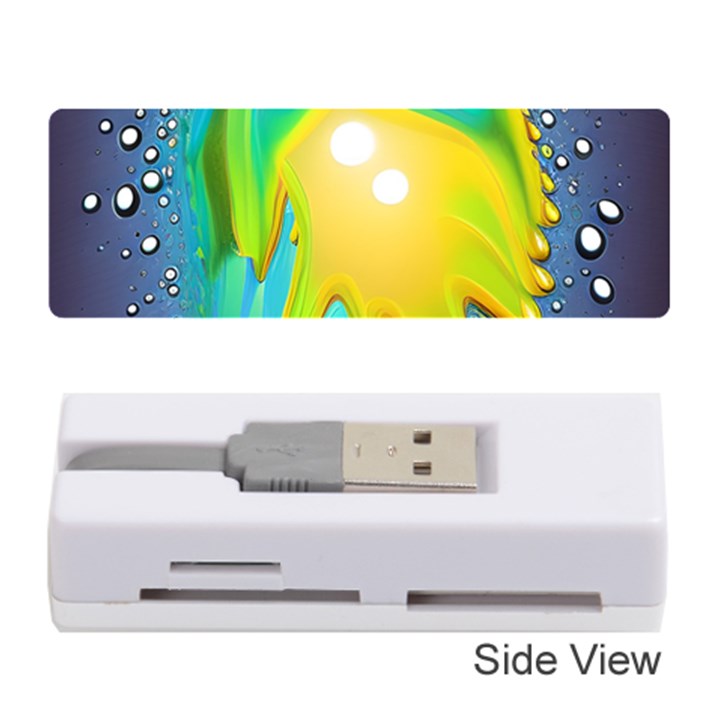 Liquid Background Memory Card Reader (Stick)