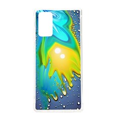 Liquid Background Samsung Galaxy Note 20 Tpu Uv Case by GardenOfOphir