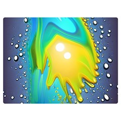 Liquid Background Premium Plush Fleece Blanket (extra Small)