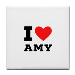 I Love Amy Tile Coaster by ilovewhateva