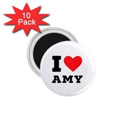 I Love Amy 1 75  Magnets (10 Pack)  by ilovewhateva