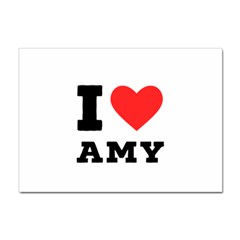 I Love Amy Sticker A4 (100 Pack) by ilovewhateva