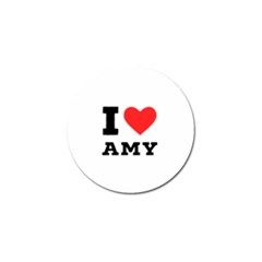 I Love Amy Golf Ball Marker by ilovewhateva