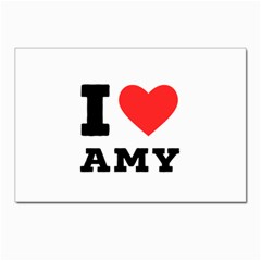 I Love Amy Postcards 5  X 7  (pkg Of 10) by ilovewhateva