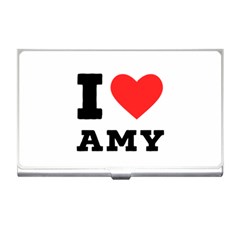 I Love Amy Business Card Holder by ilovewhateva