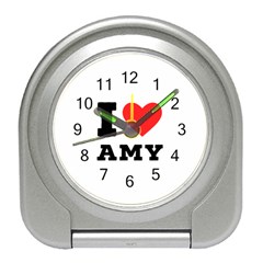 I Love Amy Travel Alarm Clock by ilovewhateva