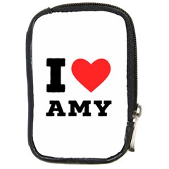 I Love Amy Compact Camera Leather Case by ilovewhateva