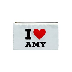 I Love Amy Cosmetic Bag (small) by ilovewhateva