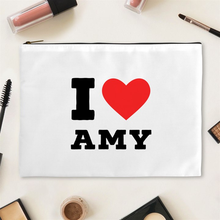 I love amy Cosmetic Bag (XL)