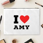 I love amy Cosmetic Bag (XL) Back