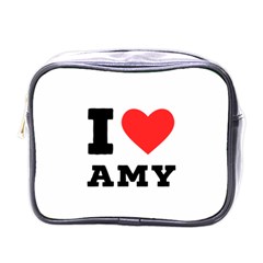 I Love Amy Mini Toiletries Bag (one Side) by ilovewhateva